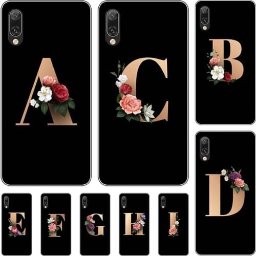 For Sony Xperia L4 L 4 2020 6.2" Case For Sony Xperia L3 L2 L1 Cute Lovely Cartoon Pattern Flowers Black Letters Back Cover