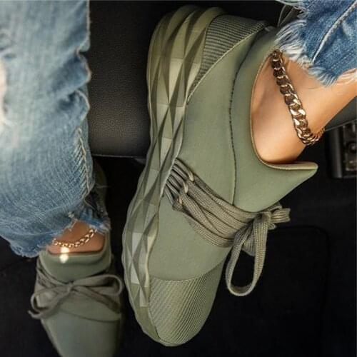 Women Sneakers Play Sports Ladies Vulcanized Shoes Flat Running Soft Body-building Comfortable Woman Rope Decoration Female Mesh