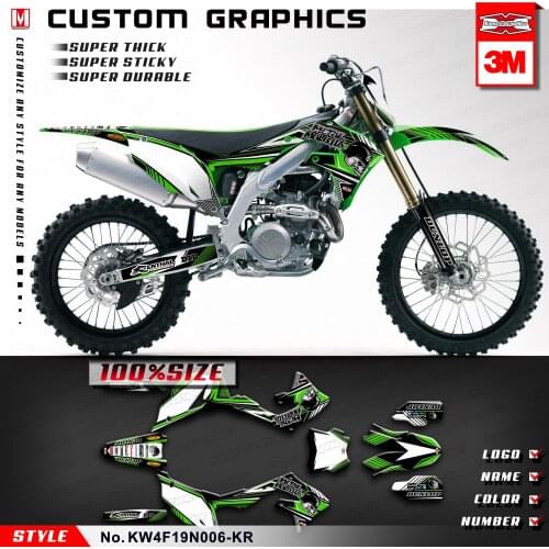 KUNGFU GRAPHICS Waterproof Stickers Custom Complete Vinyl Wrap Kit for KX 250 F 2021