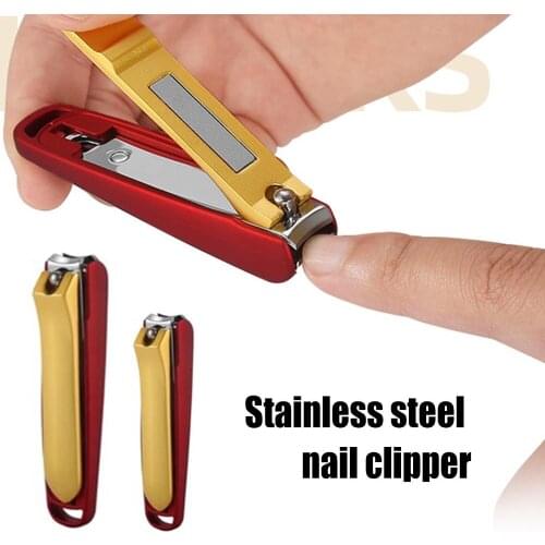 Nail Clipper No Splash Carbon Steel Fingernails Toe Nails Clippers Nail Cutter for Women Men XHC88