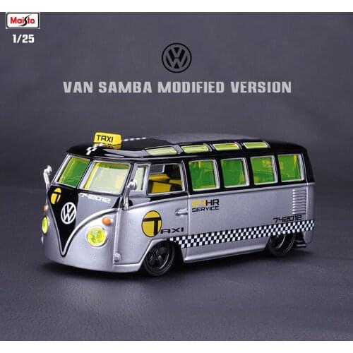 Maisto 1:25 Hot NEW style Volkswagen Bus Samba model die casting Alloy model car simulation decoration collection gift toy
