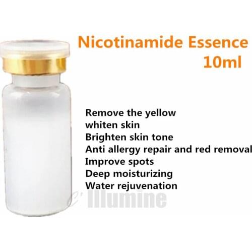 Nicotinamide Essence 5*10ml Whitening Removing Yellow Brighten Skin Tone Moisturizing Serum OEM Cosmetics