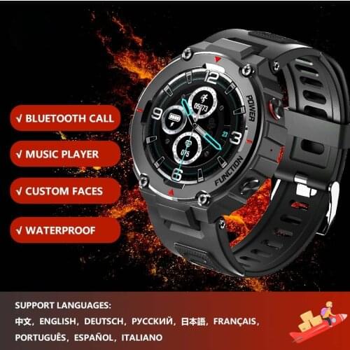 New Smart Watch Men Bluetooth Call Custom Watch Face Smartwatch Men Full Touch Long standby Fitness Tracker Connect Android IOS