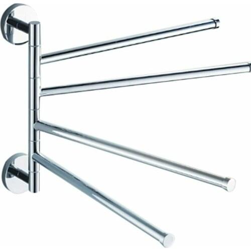 New 4 Bar Stainless Steel Bathroom Towel Rack Organizer