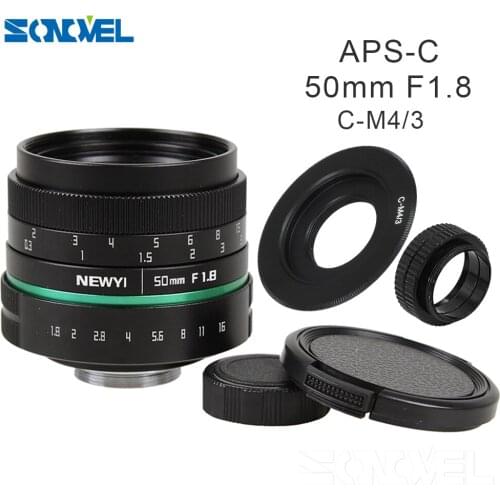 50mm f1.8 APS-C Multi-coated CCTV TV Movie Lens+C Mount for Olympus Panasonic Micro 4/3 M4/3 G7 GH3 G85 GX85 GX7 E-M5 E-M10 II
