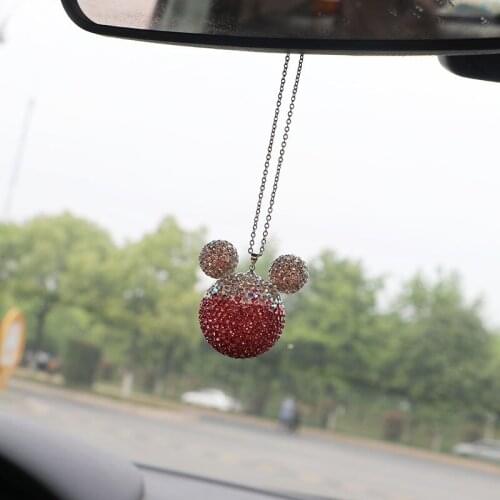 Car pendants, car interior decoration, diamond-studded car goddess ornaments, creative car accessories, souvenirs, car supplies