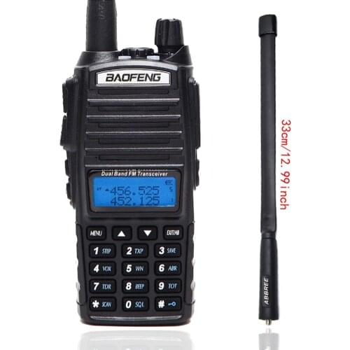 Baofeng UV-82 Portable With Antenna Two-way Transceiver handheld CB Ham Radio Walkie Talkie amateur Dual Band UV82 hunting radio