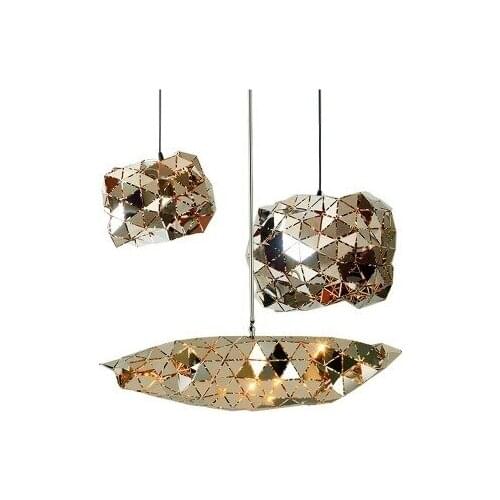 Post modern personality mirage stainless steel living room dining room bar dining room chandelier bedroom lamp lighting