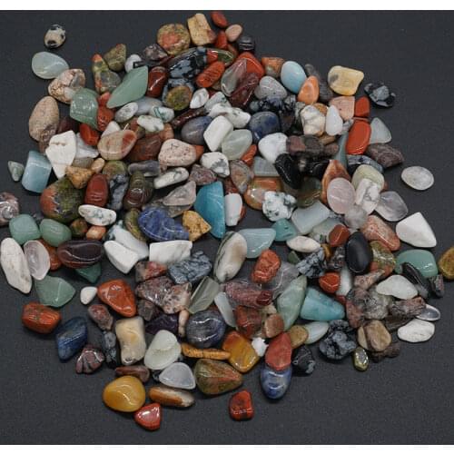 Tumbled Stones Mix Natural Gemstone Polished Minerals Crystal Healing Home Decor 200g