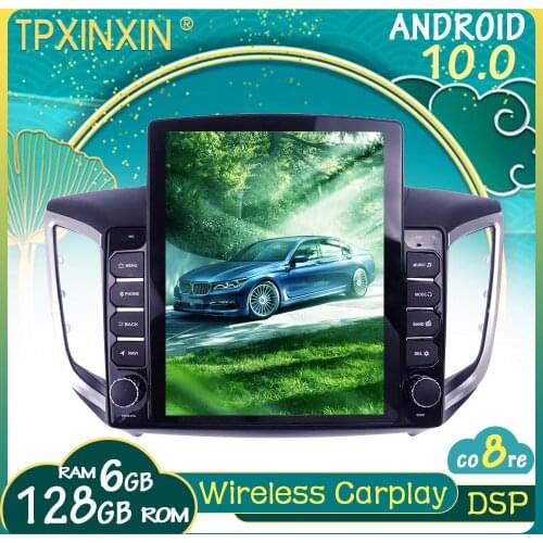 10.0 For Hyundai IX25 2014-2018 Android Car Stereo Car Radio with Screen Tesla Radio Player Car GPS Navigation Head Unit