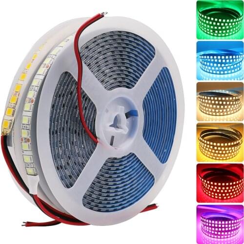 DC 12V LED Strip Light 5054 120leds/m Red, Pink, Blue, Green, Natural White, Gold Waterproof Flexible LED Tape Lamp