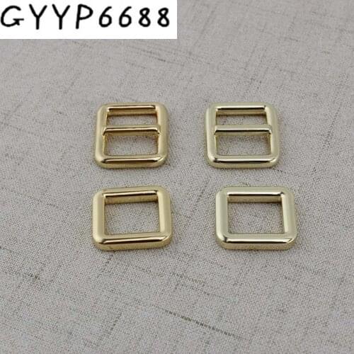 2sets 25sets 16mm 4colors Bags Handbags shoulder strap Webbing adjustment Slider buckle Welded Square buckle Suspenders