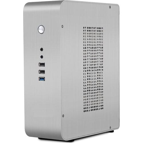 9000 ITX Aluminum Computer Case HTPC Desktop Vertical Small MINI Chassis