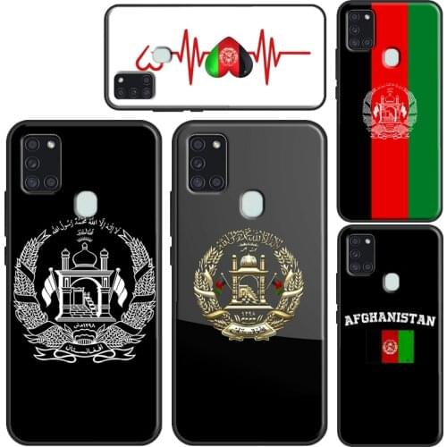 Afghan Afghanistan Flag Banner Cover For Samsung A12 A32 A42 A52 A72 A11 A31 A51 A71 A02 S A20 A30 A40 A50 A70 A20e A21S