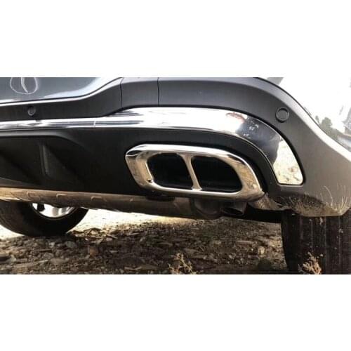 For 2020 Benzs new gle class tail throat gle350 tail nozzle decorative frame gle450 four outlet exhaust pipe modification