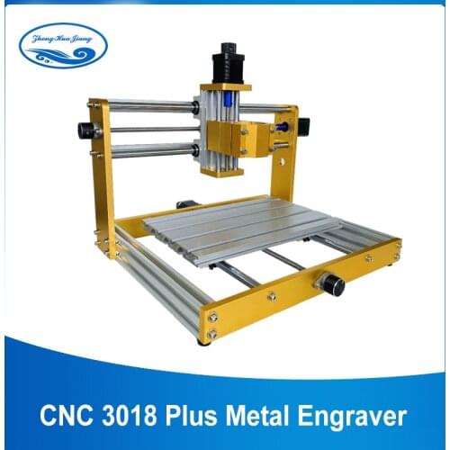CNC 3018 plus Metal Frame Apply Nema17/23 Stepper 52mm Spindle CNC Wood Router,PCB Milling Machine,Craved On Metal