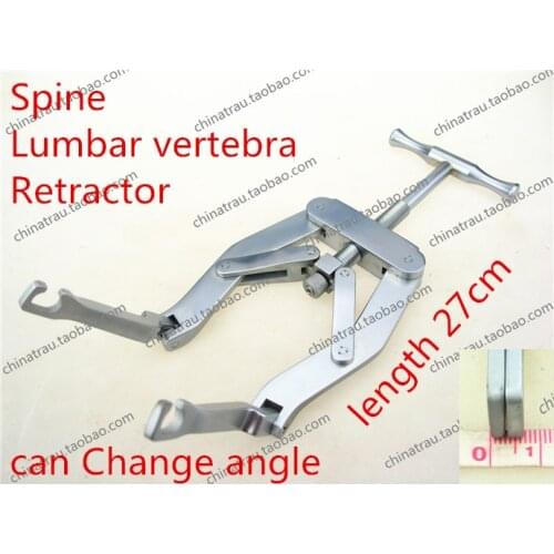 Medical orthopedic instrument Spine Lumbar vertebra Retractor Change angle Distraction forceps Opener distractor Pliers tool