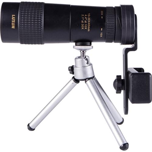10-30 Times Zoom Monocular HD High Power Telescope Concert Mobile Phone Camera Mini Adult Glasses Camping Hiking Telescope