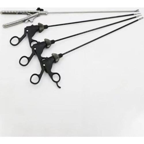 Laparoscopic practice training equipment needle holder separation pliers bending scissors grasping pliers 4 pcs tools
