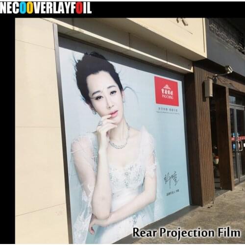 Free Shipping Grey Front and Rear Projector Film Creates a High-definition Image 0.66m * 1.524Meters