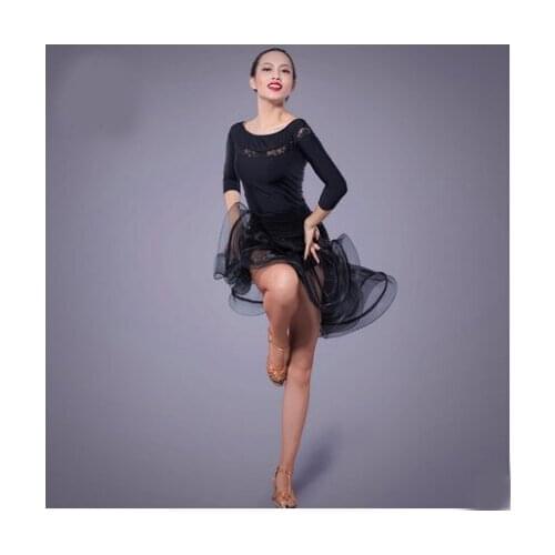Latin Dance Dress Women Sexy Ballroom Tango Dance Skirt Girls tanzrock latein salsa vestiti da ballo robe de danse latine femme