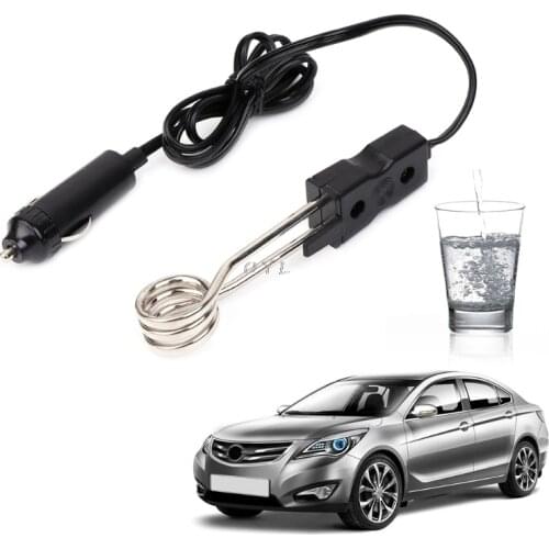 24V Portable Electric Car Boiled Water Tea Immersion Heater For Camping Picnic