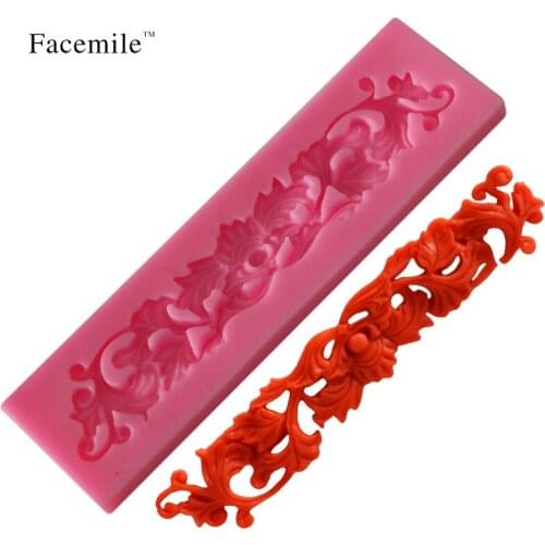Lace Silicone Molds Fondant Cake Mold Chocolate Mold DIY 3D Wedding Cake Decoration Tools Cake Tools