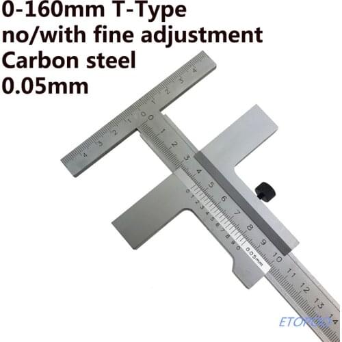 0-160mm T-Type Marking Vernier Caliper with fine adjustment/T Marking Vernier Caliper with fine ajustment/ T-Type Marking gauge