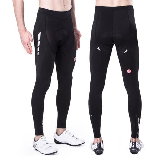 Souke Sport Mens Bicycle Pants 4D Padded Road Bike Tights Breathable Cycling Long