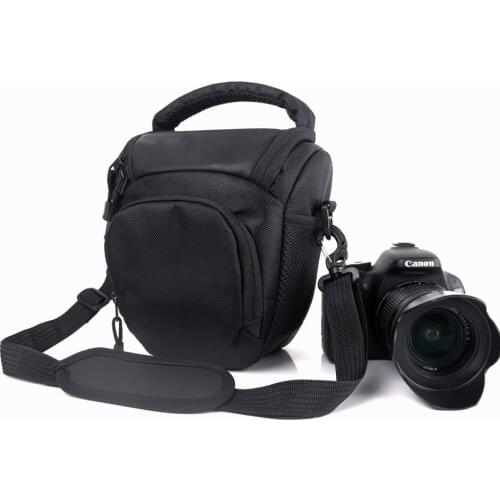 DSLR Camera Bag for Canon Nikon Cover Sony Fujifilm Panasonic Olympus Photography Photo Case Lens Backpack Gray Triangle Bag
