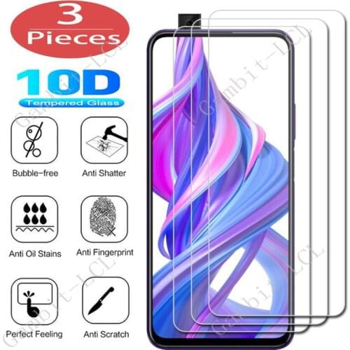 3Pcs Protection Glass For Huawei Honor 9X Lite Premium Pro 10 20 10i 9i View 20 Tempered Screen Protective Protector Cover Film