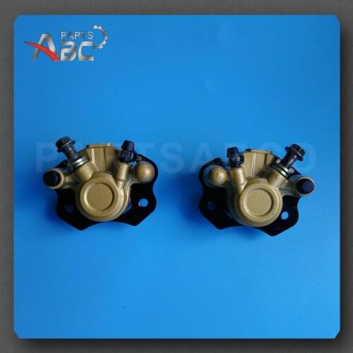 Golden Left and Right Side Brake Caliper 50CC 110C 150CC for Kazuma SUNL Hammerhead Roketa Taotao Parts