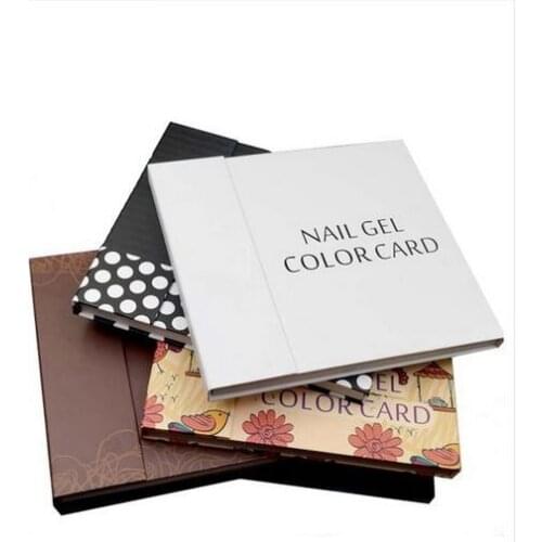 1PC 120 Colors Nail Art Display Color Book UV Nail Gel Polish Chart Salon Acrylic Gel Tips Color Card Painting Nail Art Tool