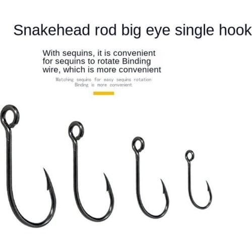 5PCS Fish Hook High Carbon Steel Barbed In Fly Fishing Hook Worm Pond Fishing Bait Holder Jig