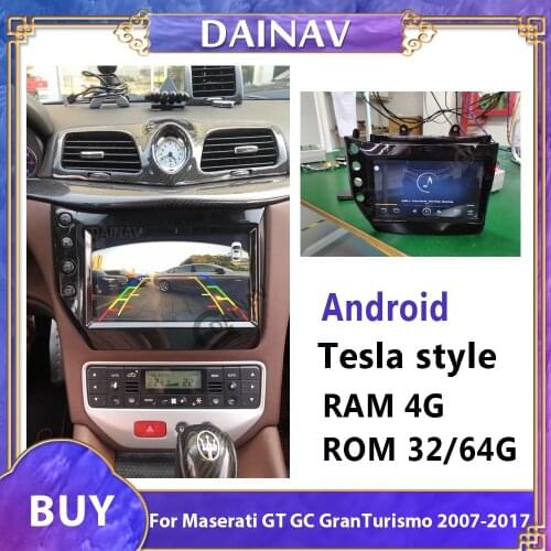 Android Car Radio DVD Multimedia Player For Maserati GT GC GranTurismo 2007-2017 GPS Navigation Autoradio Touch Screen