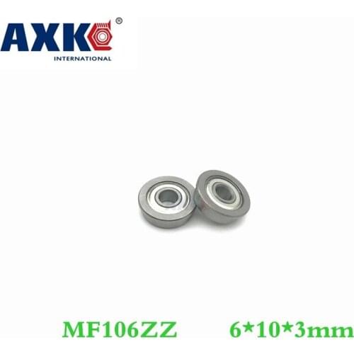 Axk 20pcs Free Shipping Sus440c Environmental Corrosion Resistant Flanged Stainless Steel Bearings Smf106zz 6*10*11.2*3*0.6 Mm