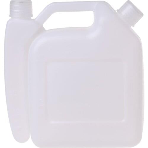 1.5L Litre 2-Stroke Petrol Fuel Oil Mixing Bottle Tank For Trimmer Chainsaw Tools Parts 1:25