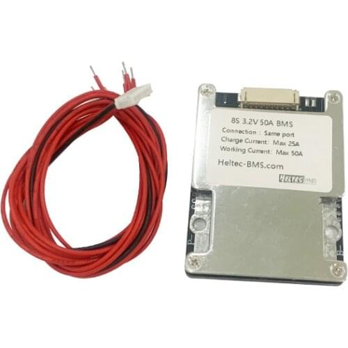 24V 8S BMS 50A 18650 BMS Balance Board for 3.2V LifePO4 Battery protection board 24V/1200W motor/energy storage