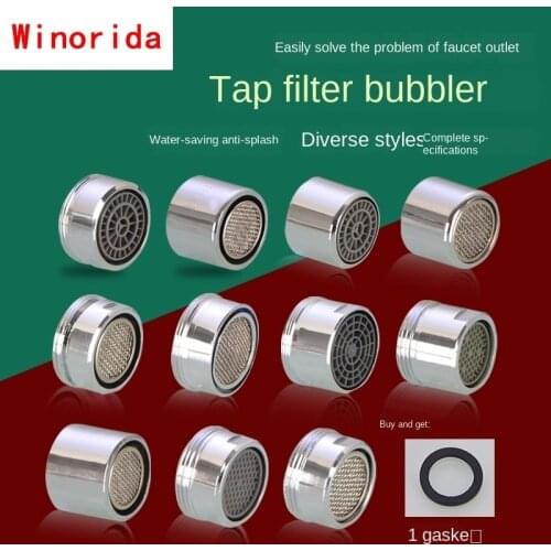 Faucet Bubbler Kitchen Dish Basin Bathroom Basin Filter Mouthpiece Foam Splash-proof Spout Fitting