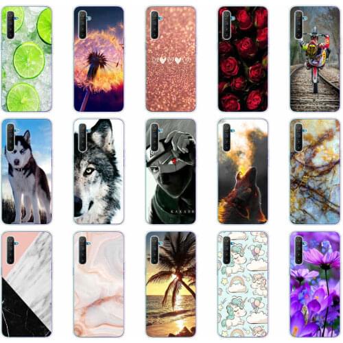 Case For Realme XT Case RMX1921 Soft Silicone cartoon TPU Back Phone Cover For OPPO RealmeXT 6.4 inch Protective Coque Bumper