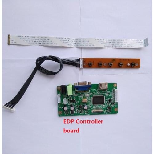 For B156XTN07.0 HWOA EDP LED 1366X768 LCD DRIVER HDMI DIY KIT VGA Controller board SCREEN display monitor 30Pin 15.6"