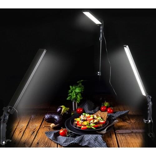 Photography Studio kits LED Dimmable Lighting Kit lights 2M light Stand 5500K for YouTube Portrait