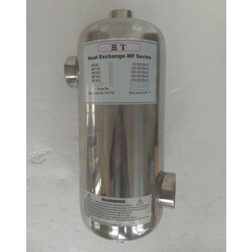 Swim pool heat exchange MF-135 40KW heater exchanger