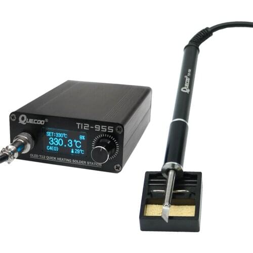 STM32 T12-955 Soldering Station Electronic Soldering iron 1.3inch Digital station solder iron tip welding tool no plug
