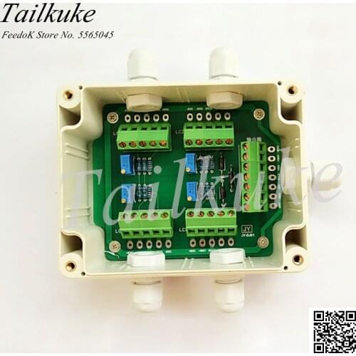Junction Box / Weighbridge Junction Box / Load Cell Four in One Out 5 Line 100 Tons Electronic Scale Box