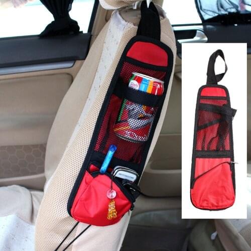 Car Seat Storage Bag Car Organizer for Stowing Tidying Auto Seat Side Bag Hanging Pocket Bags Nylon Sundries Holder Car-styling