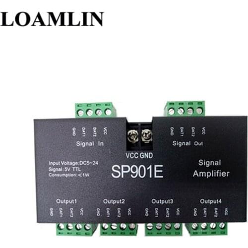 LED Signal Splitter Amplifier SP901E Magic Light with Signal Amplifier Signal Expander