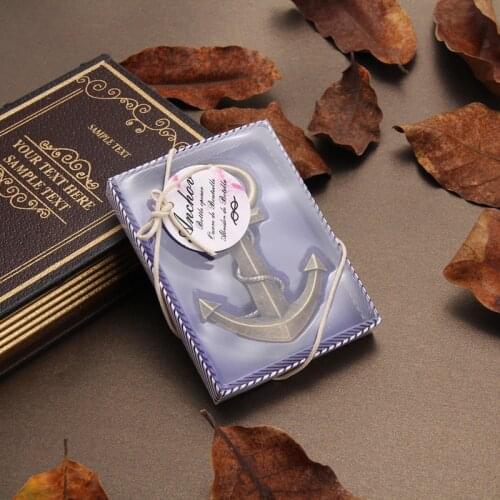Unique Anchor Style Corkscrew Bottle Beer Wine Opener Bridal Shower Wedding Party Favour Creative Gift Free Shipping