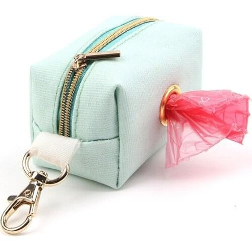 Waterproof Canvas Pet Bag Portable Food Bag Trash Bags Holder Bag Training Dog Bags Dog Poop Garbage Bag Dispenser for Dogs Cat