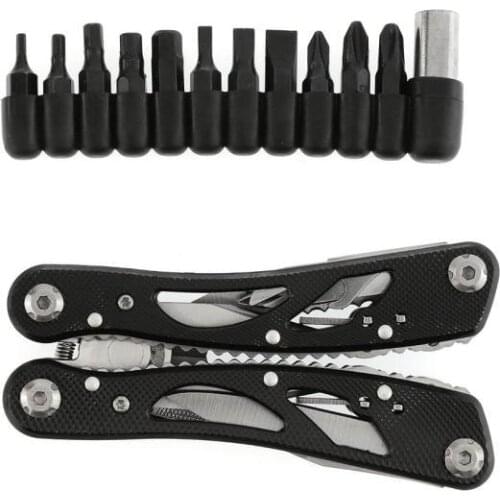 1PC Survival Fold Plier Pocket Screwdriver Tool Stainless Steel Outdoor Tactical Pliers Hiking Camping Repair Knives